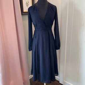 H&M Navy Wrap Dress